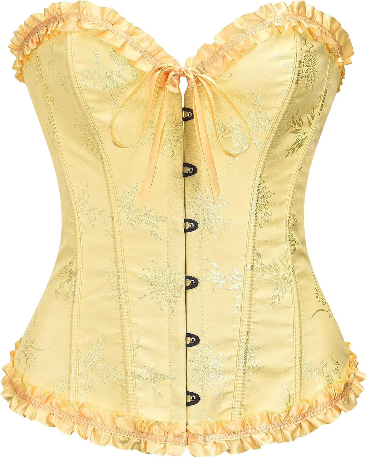 SZIVYSHI 14-Bone Overbust Corset Top