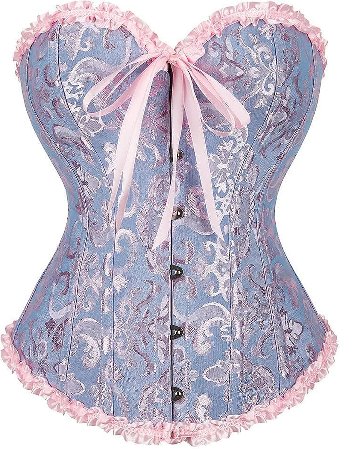 SZIVYSHI 14-Bone Overbust Corset Top