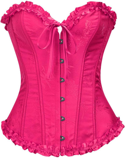 SZIVYSHI 14-Bone Overbust Corset Top