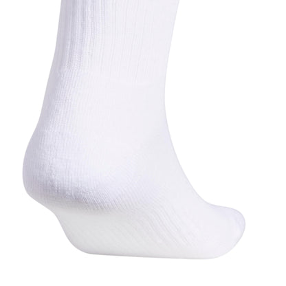 adidas Mens Athletic Crew Socks 6 Pairs Casual - White