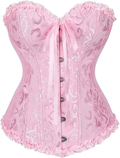 SZIVYSHI 14-Bone Overbust Corset Top