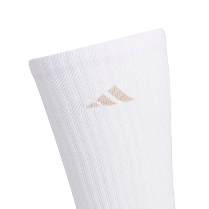 adidas Mens Athletic Crew Socks 6 Pairs Casual - White