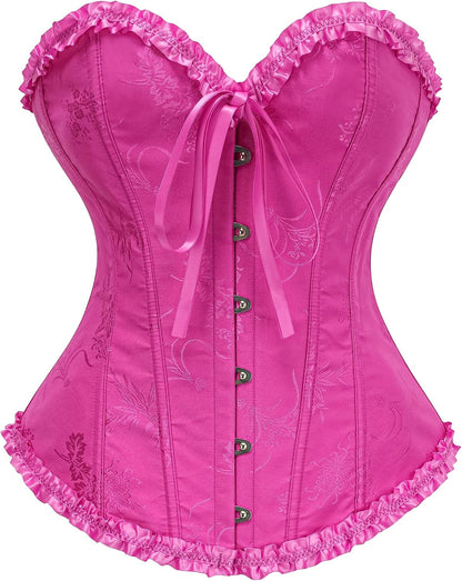 SZIVYSHI 14-Bone Overbust Corset Top