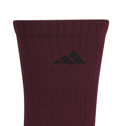 adidas Mens Athletic Crew Socks 6 Pairs Casual - White