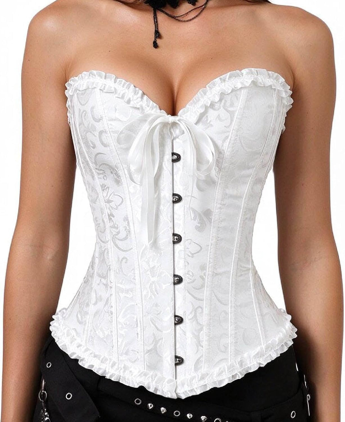 SZIVYSHI 14-Bone Overbust Corset Top