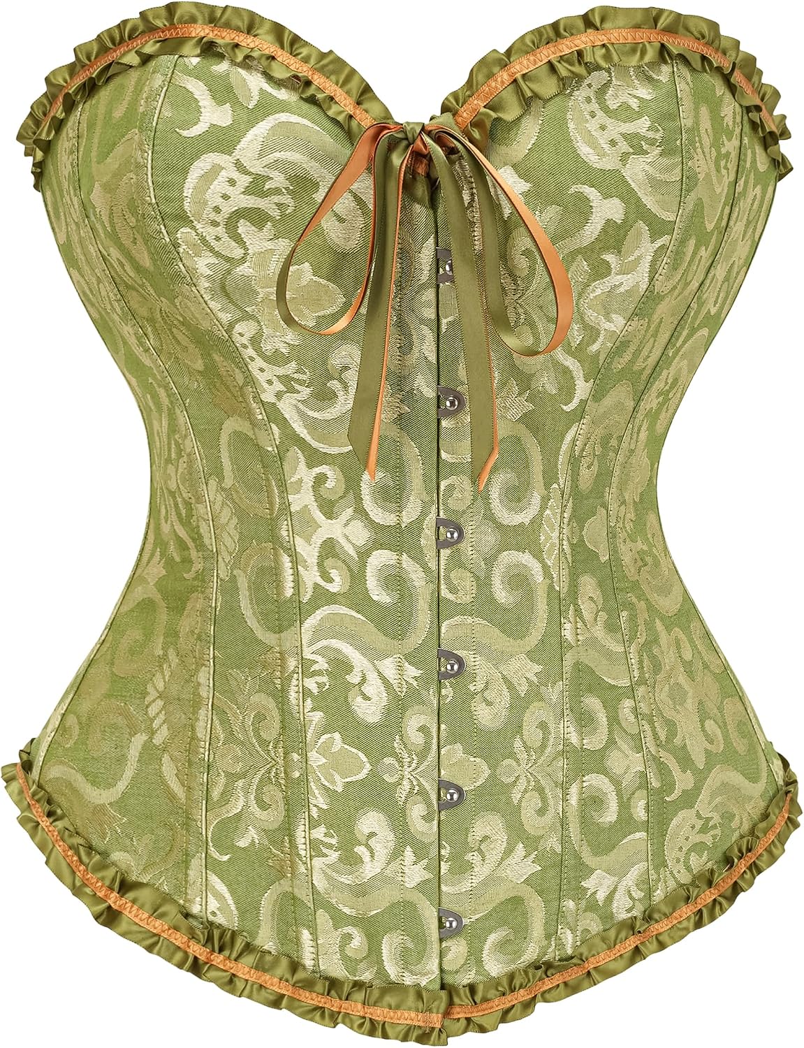 SZIVYSHI 14-Bone Overbust Corset Top