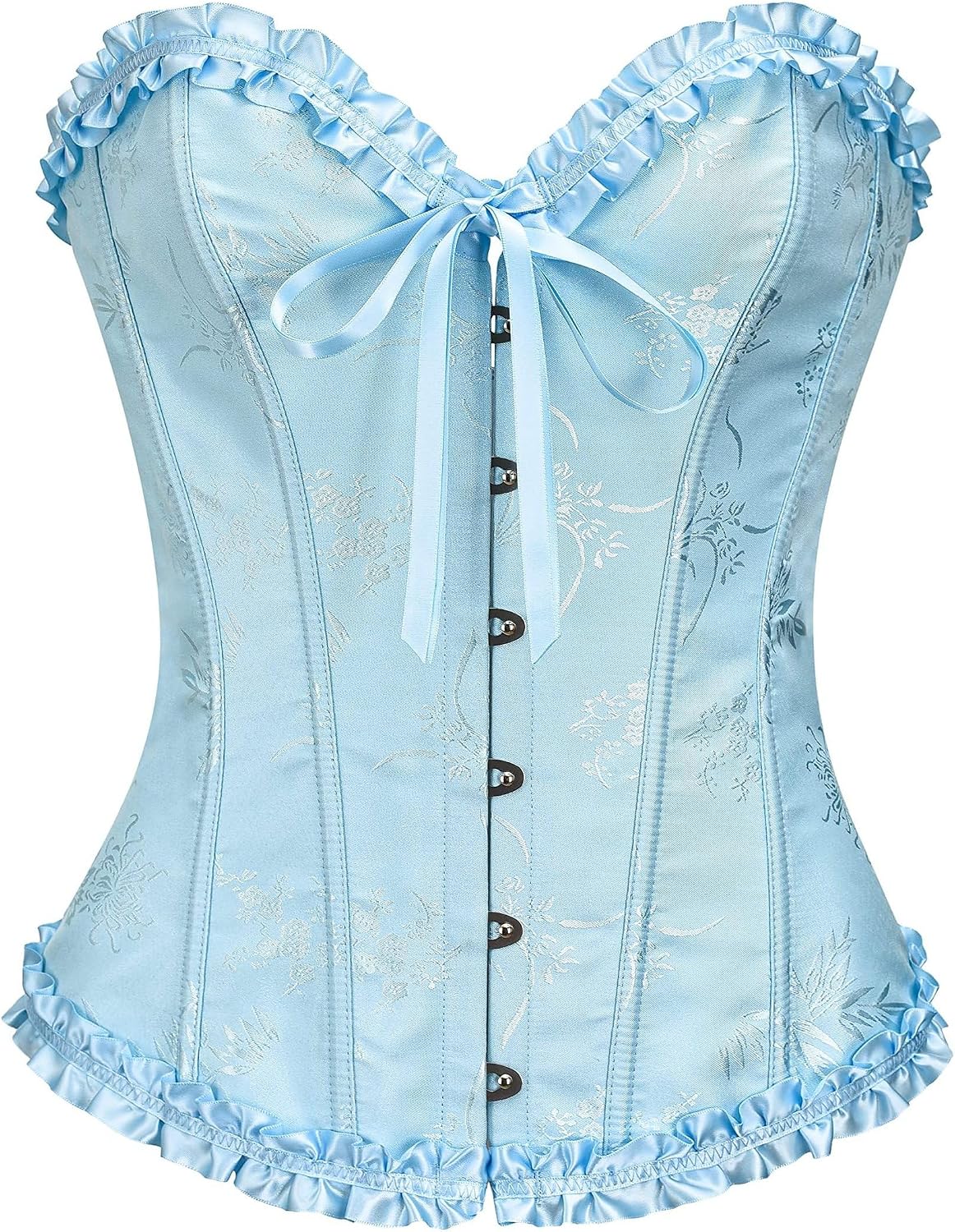 SZIVYSHI 14-Bone Overbust Corset Top